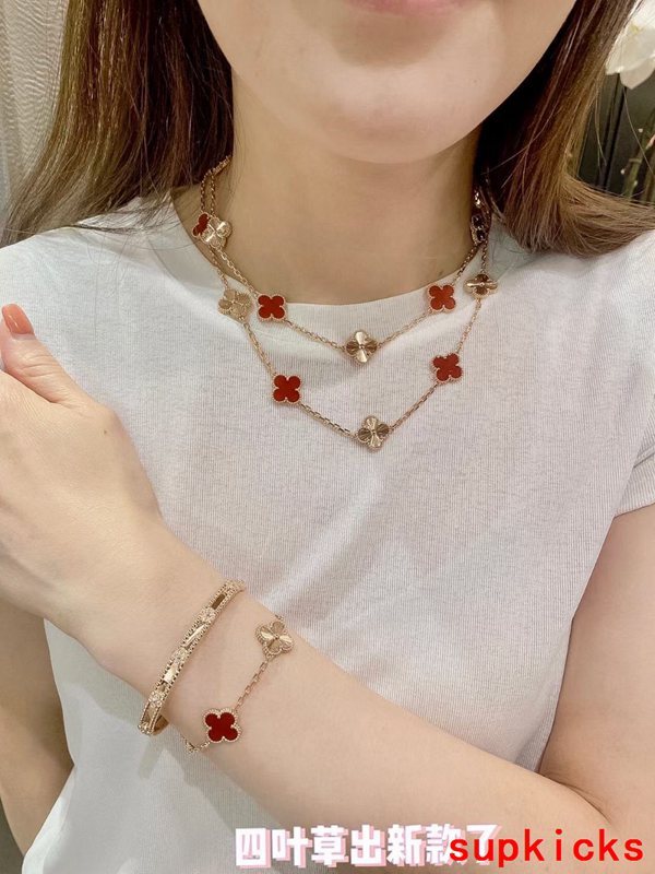 Lifestyle view of Van Cleef & Arpels unisex jewelry piece