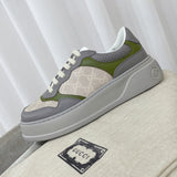 Gucci stone beige luxury sneakers view 7 chunky sole construction