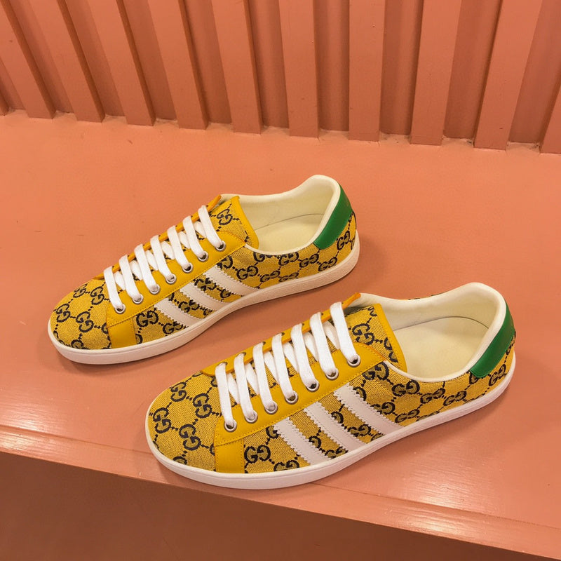 Gucci soft grey luxury sneakers view 8 padded collar comfort