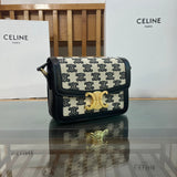 Front view of statement refined women's handbag – women's designer-style accessory