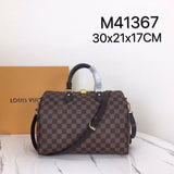 Side profile of premium statement women's handbag – women's luxury accessory