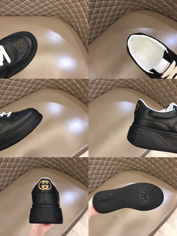 Gucci crisp white luxury sneakers view 10 low-top design