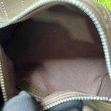 Close-up detail of structured classic women's handbag – women's luxury accessory