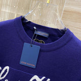 Flat lay presentation of Louis Vuitton luxury clothing with runway-inspired design