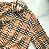 Burberry clothing close-up — premium authentic designer style