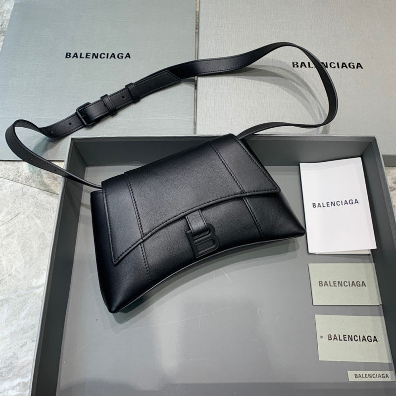 Chic Premium PU Leather Handbag - Statement Silhouette | Women's Statement Accessory #512 - side angle view (image 2) of designer-inspired handbag