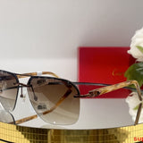 Lifestyle view of Cartier unisex sunglasses