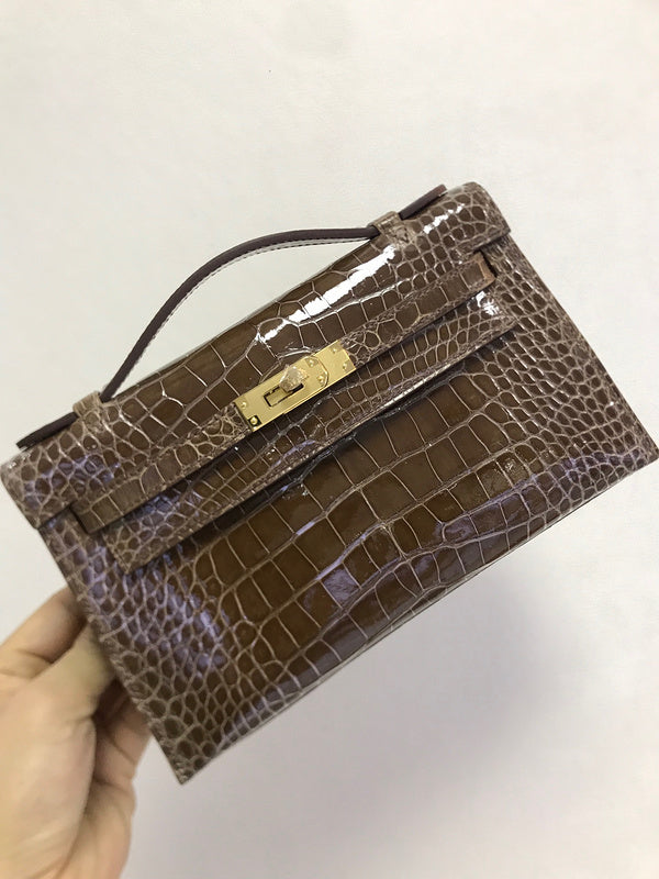 Close-up detail of clean-lined bag design