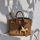 Statement bag shown from front angle