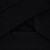 Side profile of Gucci luxury clothing with everyday silhouette