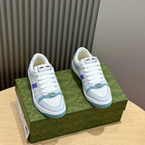 Gucci two-tone luxury sneakers view 4 streetwear statement look