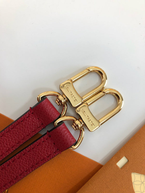 Top view of classic elevated women's handbag – women's statement bag