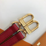 Top view of classic elevated women's handbag – women's statement bag