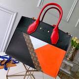 Close-up detail of polished everyday-luxe women's handbag – women's statement bag