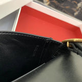 Side profile of chic statement women's handbag – women's designer-style accessory