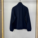 Side profile of Louis Vuitton luxury clothing with label-forward styling