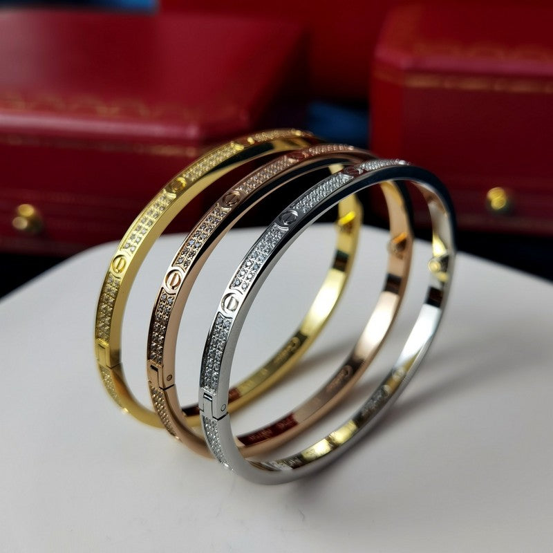 Angled view of Cartier unisex jewelry piece