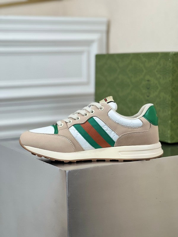 Gucci fresh white-and-black luxury sneakers view 5 streetwear statement look