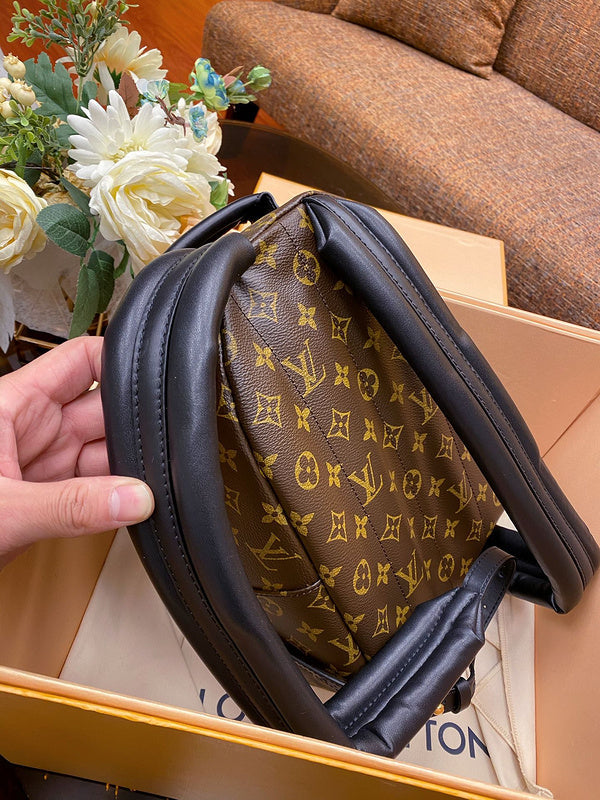 Top view of structured everyday-luxe women's handbag – women's statement bag
