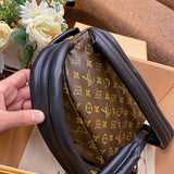 Top view of structured everyday-luxe women's handbag – women's statement bag