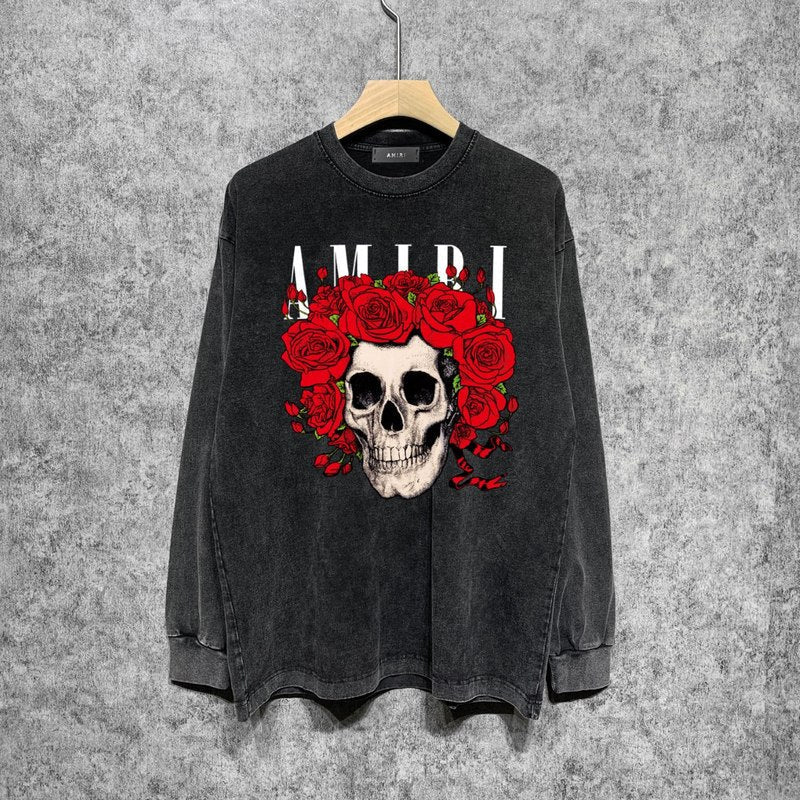 Amiri designer hoodie full view