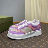 Gucci tonal black luxury sneakers view 8 bold athletic profile