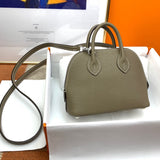 Close-up detail of sophisticated bag design