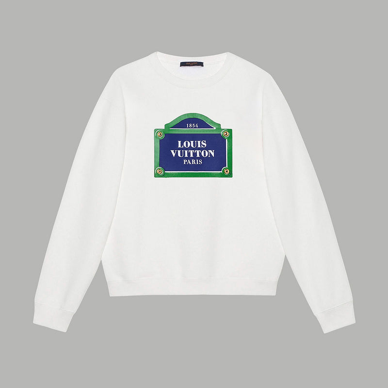 Front view of Louis Vuitton luxury clothing with everyday silhouette