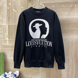 Front view of Louis Vuitton luxury clothing with runway-inspired design