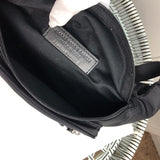 Side profile of sleek modern women's handbag – women's luxury handbag