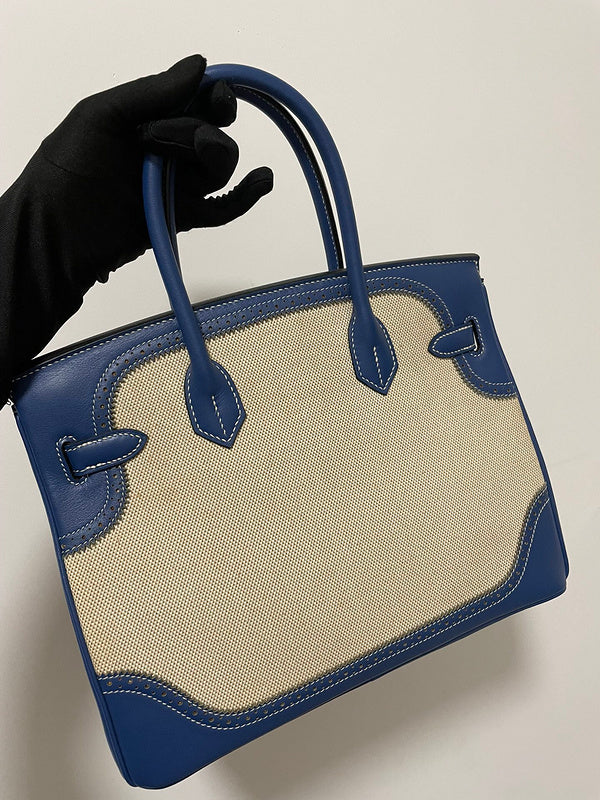 Close-up detail of refined bag design