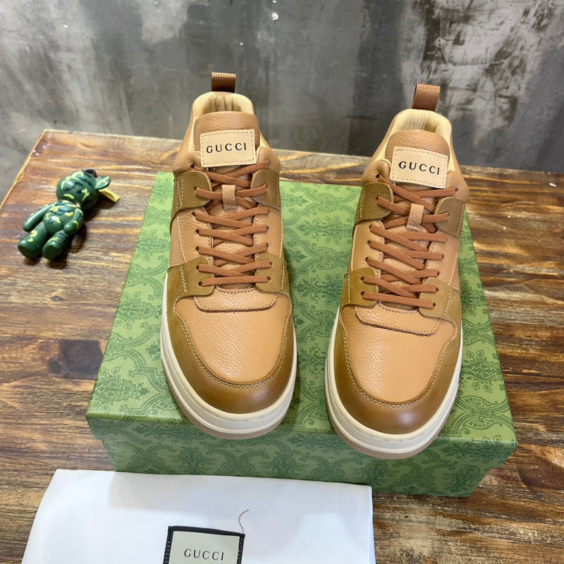 Gucci classic monochrome luxury sneakers view 6 low-top design
