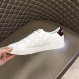 Burberry White Classic Ballet Flats - Angled View