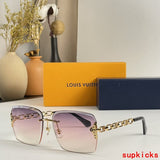 Lifestyle view of Louis Vuitton unisex sunglasses