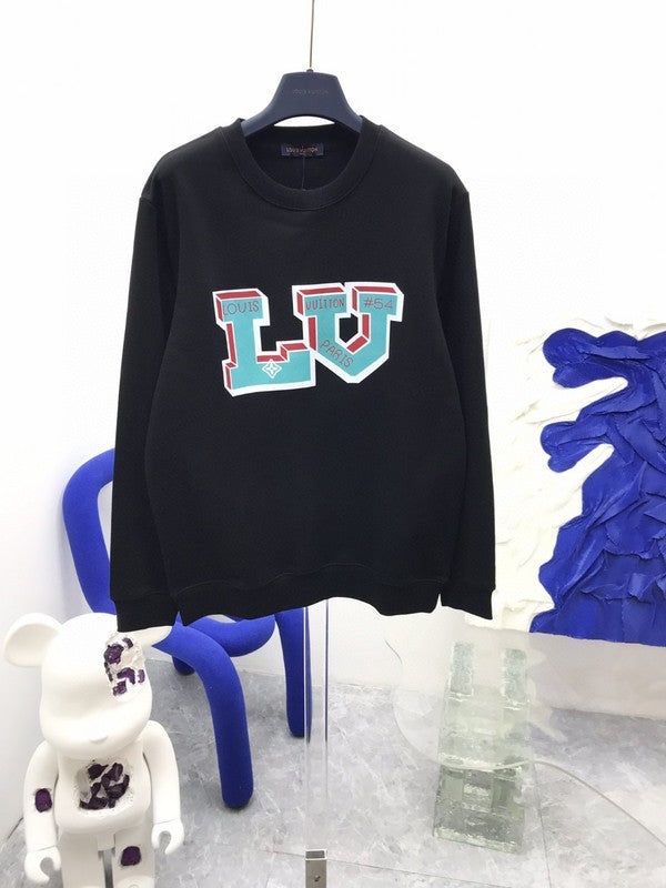 Side profile of Louis Vuitton luxury clothing with runway-inspired design