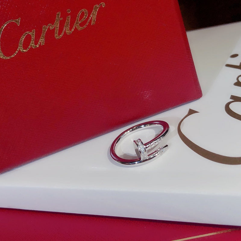 Angled view of Cartier unisex jewelry piece