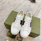 Gucci clean off-white luxury sneakers view 8 padded collar comfort