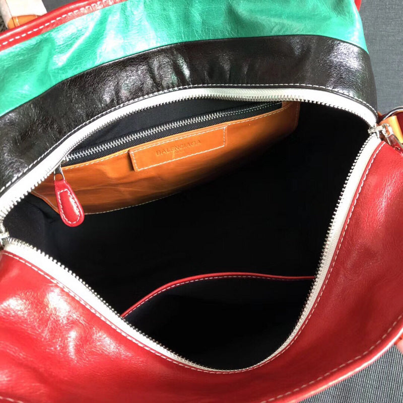 Classic Vegan Leather Handbag - Sleek Minimalist Lines | Women's Fashion Handbag #940 - styled full view (image 7) of designer-inspired handbag