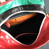 Classic Vegan Leather Handbag - Sleek Minimalist Lines | Women's Fashion Handbag #940 - styled full view (image 7) of designer-inspired handbag