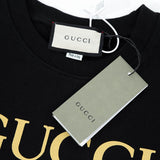 Full styled look of Gucci luxury clothing with relaxed-fit cut