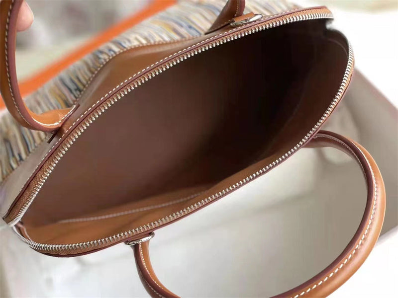 Close-up detail of fluid bag design