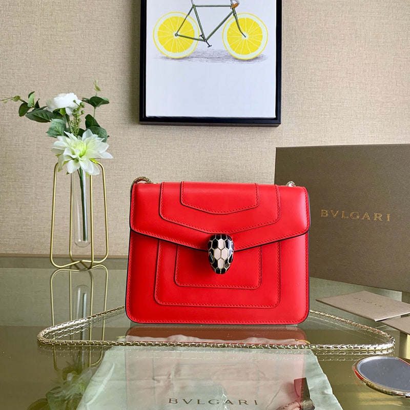 Modern Premium PU Leather Handbag - Smooth Faux-Leather Exterior | Women's Luxury Handbag #1733 - front view (image 1) of designer-inspired handbag