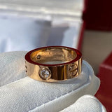 Close-up detail view of Cartier unisex jewelry piece
