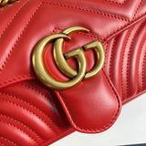 Back view of refined classic women's handbag – women's statement bag