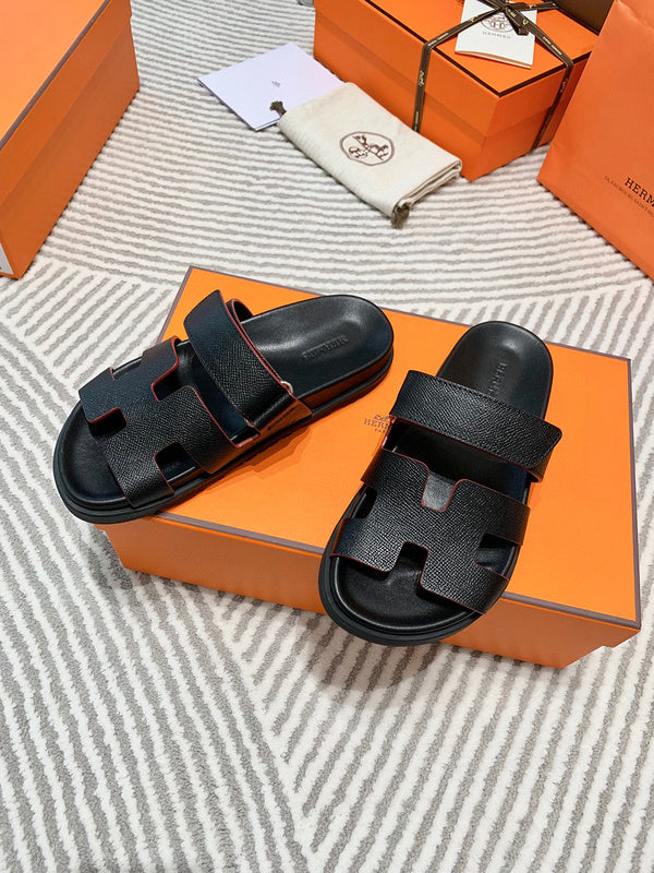 Hermès Nude Espadrille Wedge Sandals - Sole Detail View