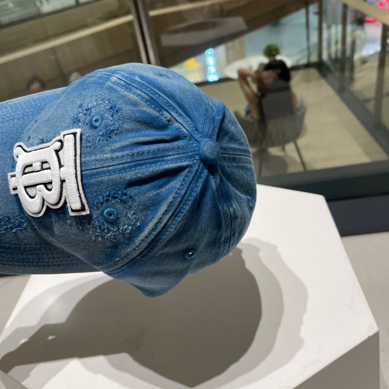 Front view of Burberry unisex cap