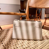  structured handbag styled with outfit