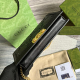 Back view of polished elevated women's handbag – women's designer-style accessory