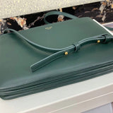 Top view of structured classic women's handbag – women's premium purse