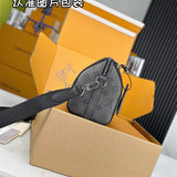  Contemporary shoulder bag carried on shoulder
